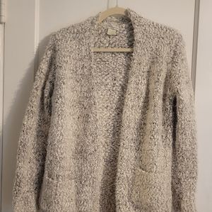 Fuzzy cardigan